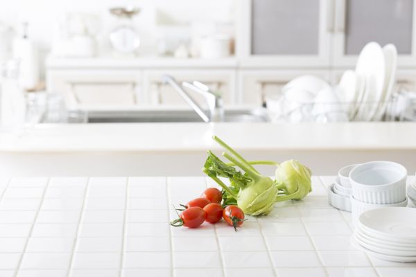 Tile Countertop Laying