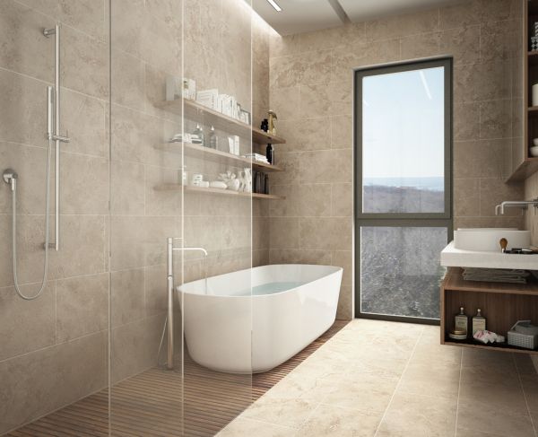 Travertine Tile Installation