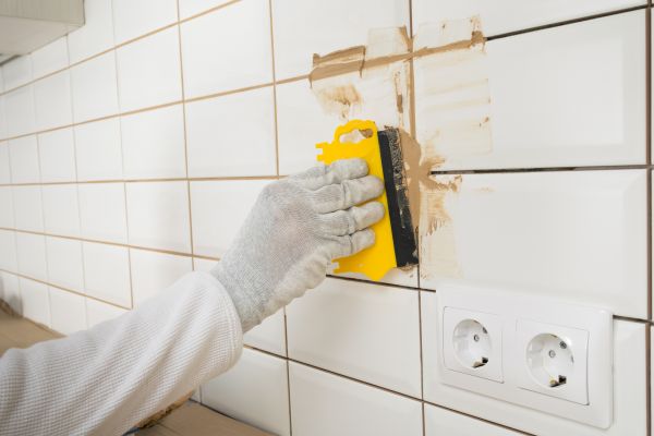 Shower Grout Resealing